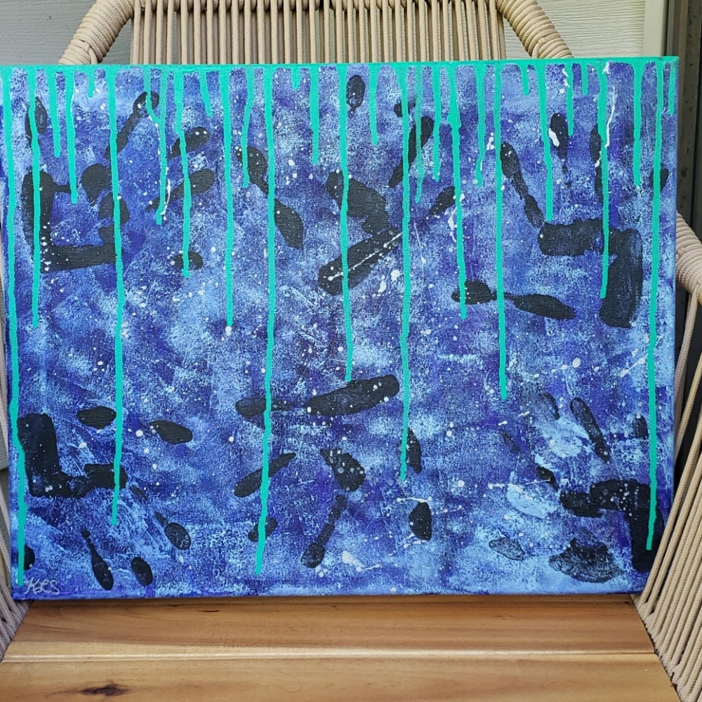 Acrylic painting